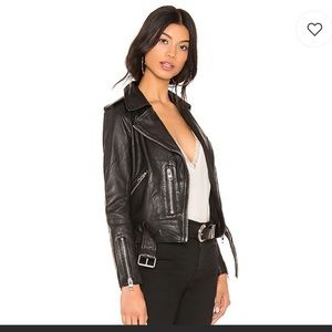 All saints balfern leather jacket